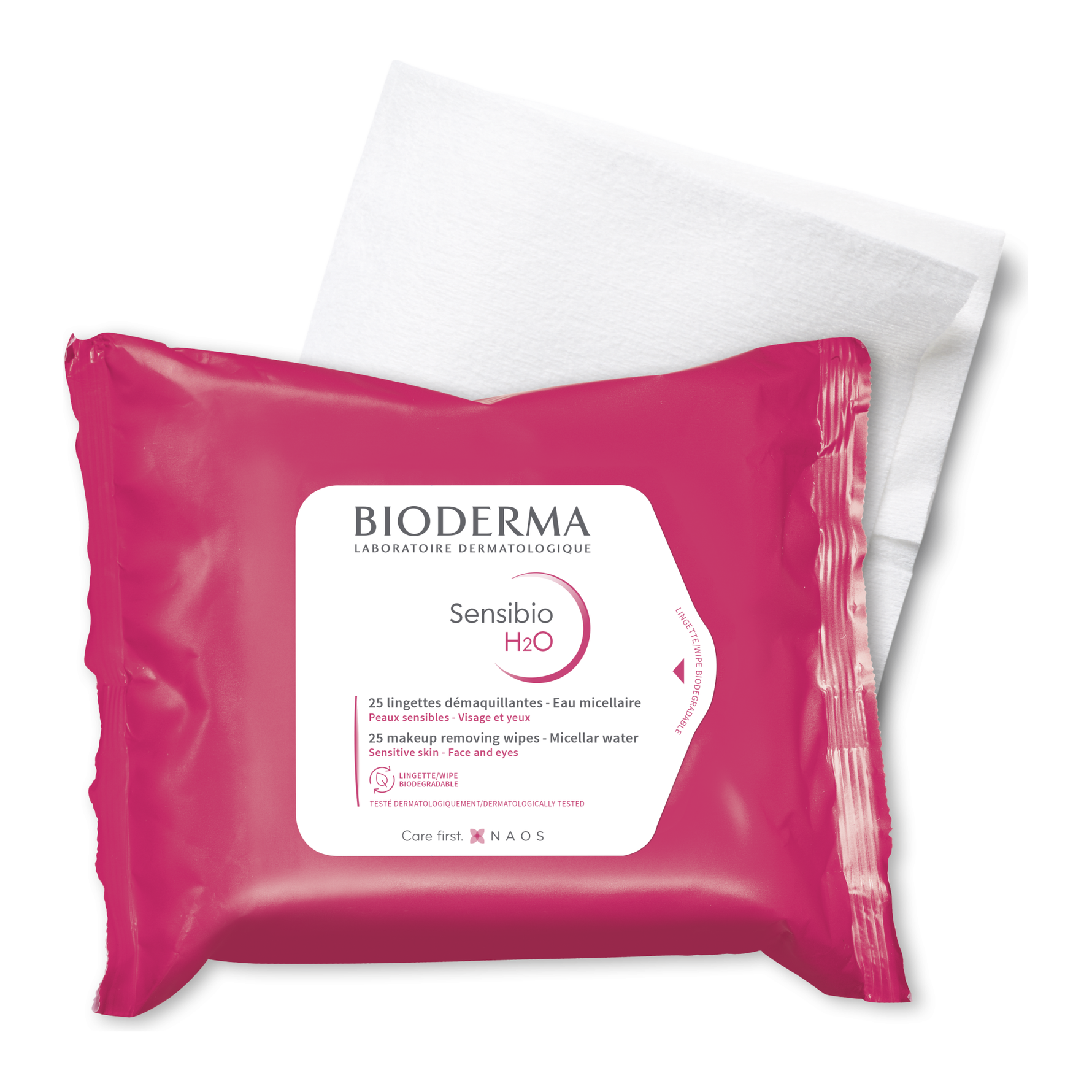 Bioderma Sensibio H2O - 25 Dermatological Wipes