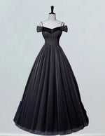 Off-Shoulder Tulle Evening Gown | Elegant Prom & Bridesmaid Dress