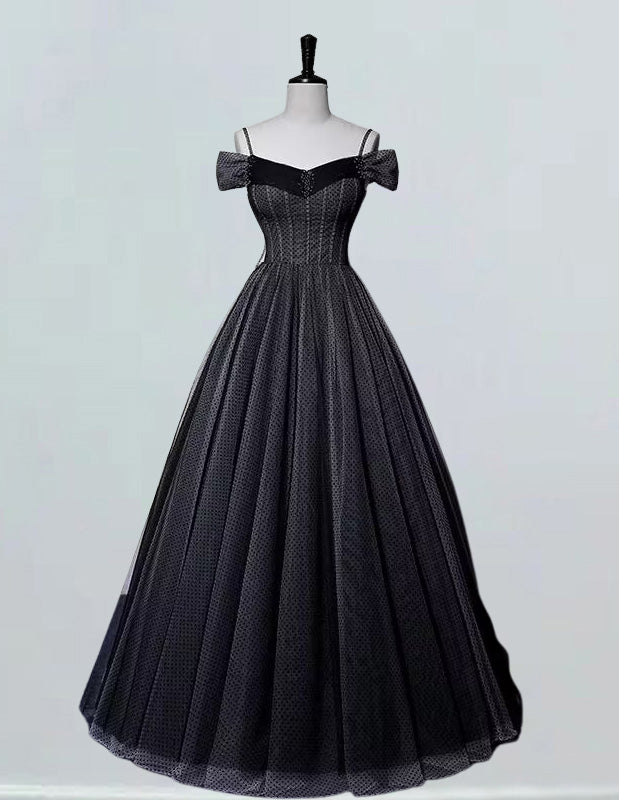 Off-Shoulder Tulle Evening Gown | Elegant Prom & Bridesmaid Dress