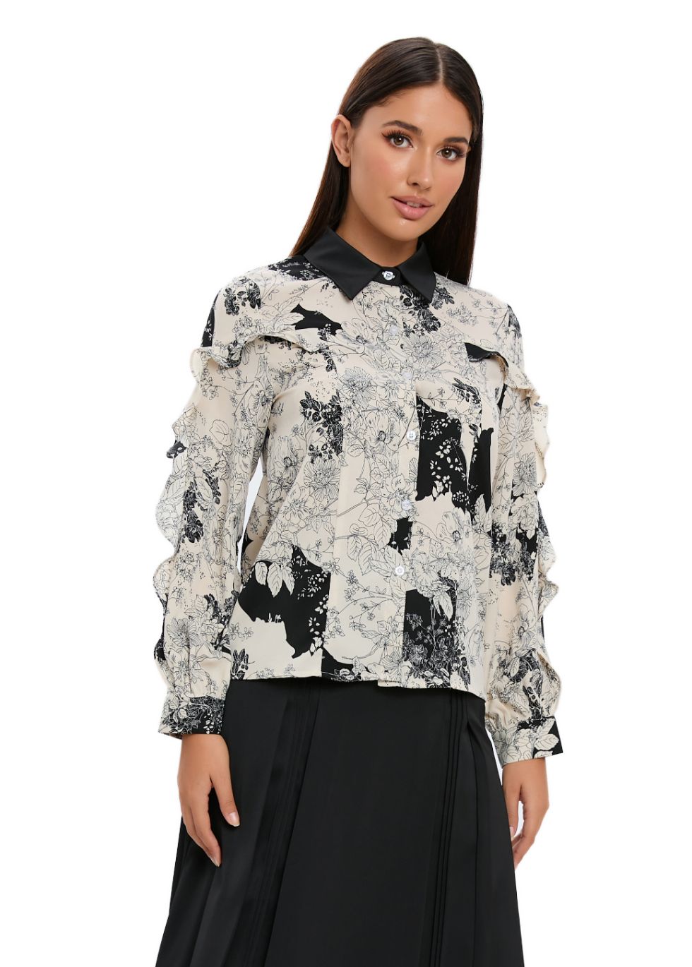 Floral Print Matching Two Piece Set