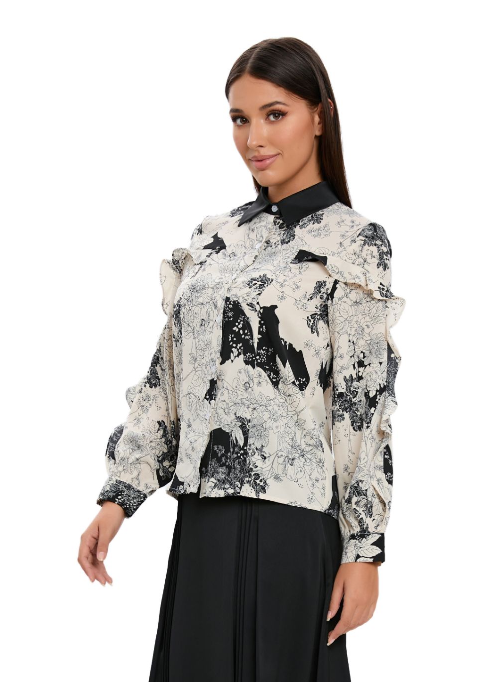 Floral Print Matching Two Piece Set