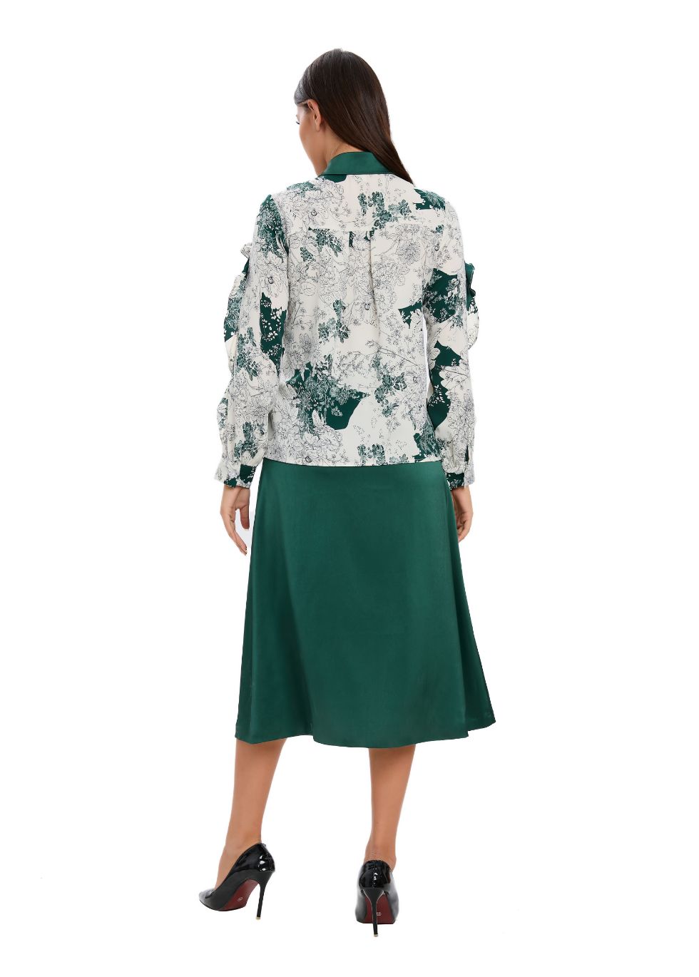 Floral Print Matching Two Piece Set