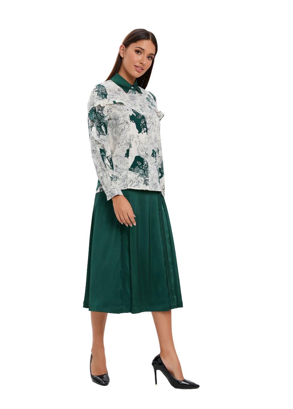 Floral Print Matching Two Piece Set