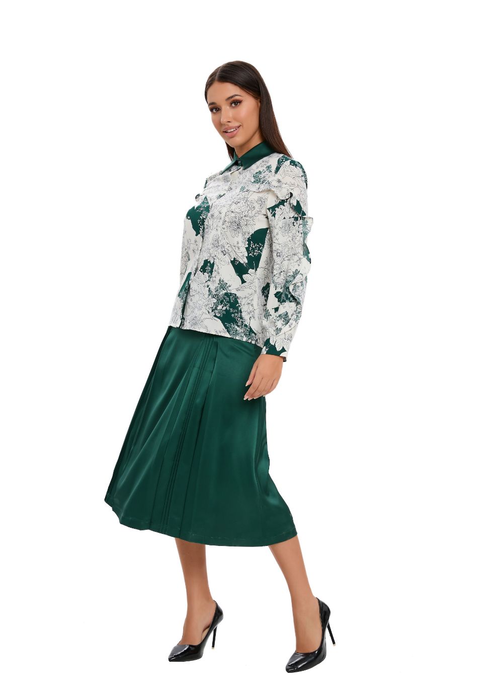 Floral Print Matching Two Piece Set