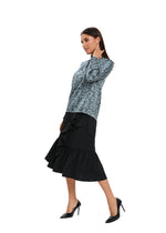 Blue Scale Print Shirt