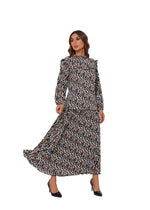 Floral Print Two Piece Midi Dress Set - By Baano