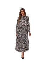 Floral Print Two Piece Midi Dress Set - By Baano