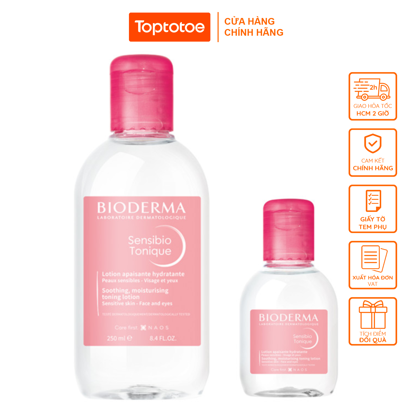 , (BioDerma) Sensibio Tonic Lotion 3.33 Oz 100 Ml