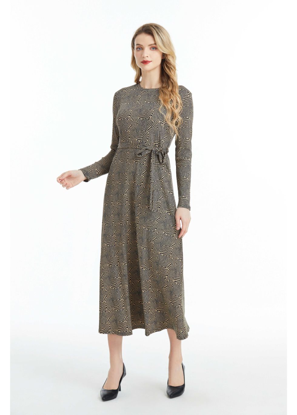 Kensington Print Midi Dress