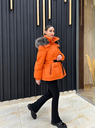 Genuine Silver Fox Down Fill Jacket - By Baano