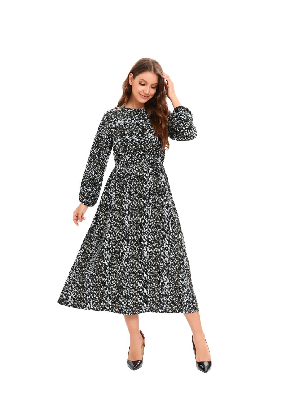 Twilight Grove Midi Dress