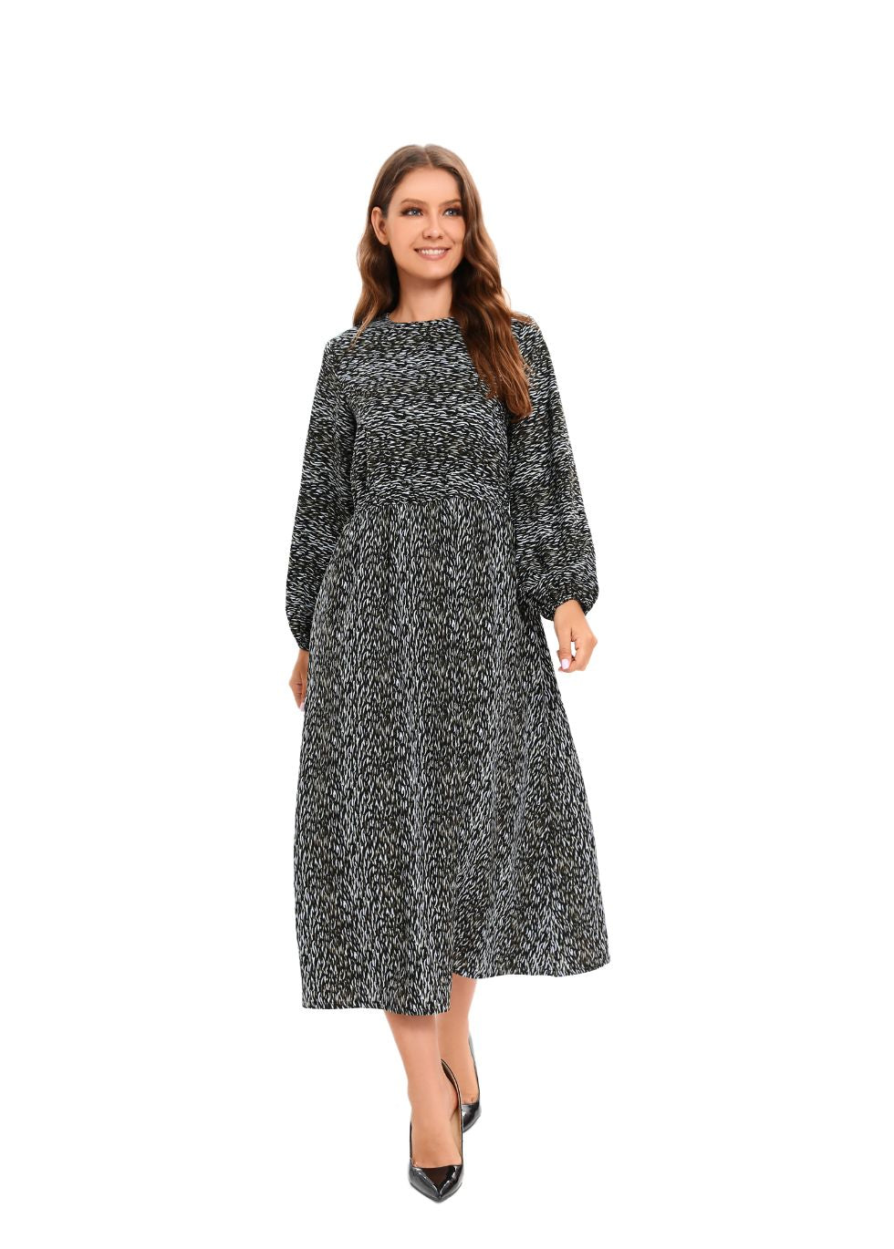 Twilight Grove Midi Dress - By Baano