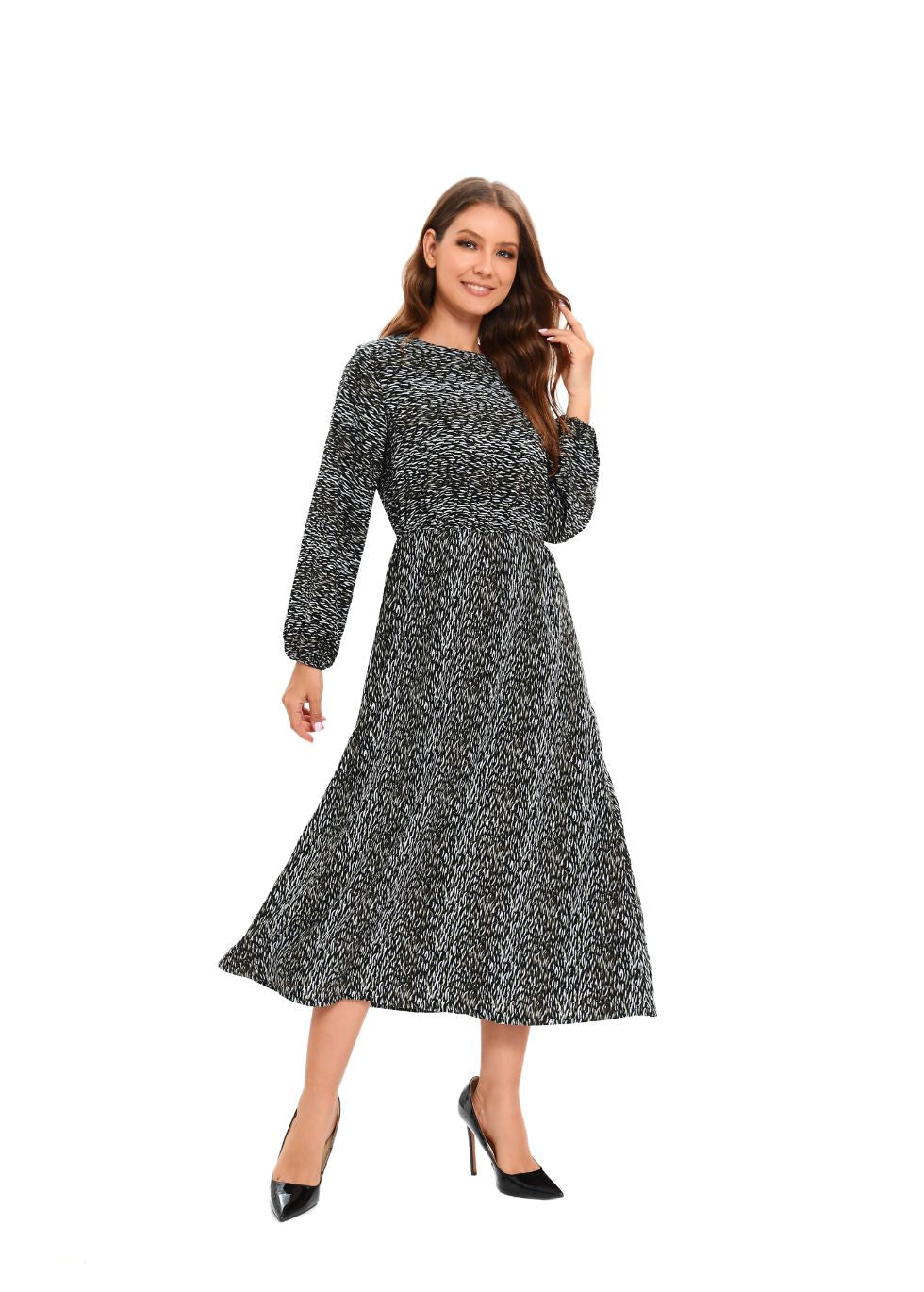 Twilight Grove Midi Dress - By Baano