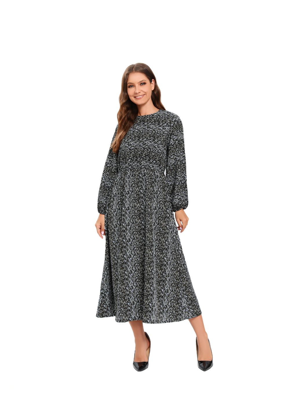 Twilight Grove Midi Dress
