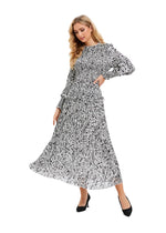 Paisley Monochrome Midi Two Piece Set - By Baano