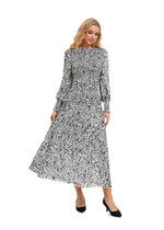 Paisley Monochrome Midi Two Piece Set - By Baano