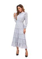 Lavender Dream Tiered Ruffle Midi Dress