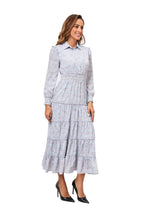 Lavender Dream Tiered Ruffle Midi Dress