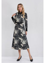 Twilight Petals Midi Dress