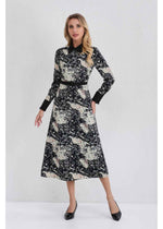 Twilight Petals Midi Dress