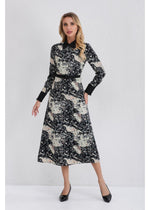 Twilight Petals Midi Dress