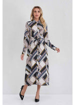 Abstract Allure Midi Dress