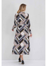 Abstract Allure Midi Dress