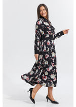 Spring Petals Midi Dress
