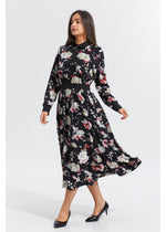 Spring Petals Midi Dress