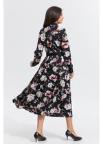 Spring Petals Midi Dress