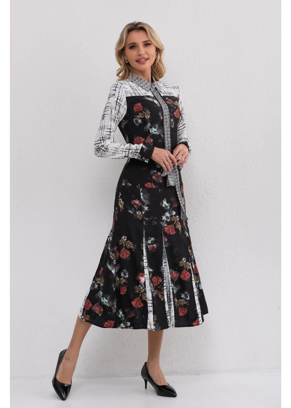 Rosebloom A-Line Dress