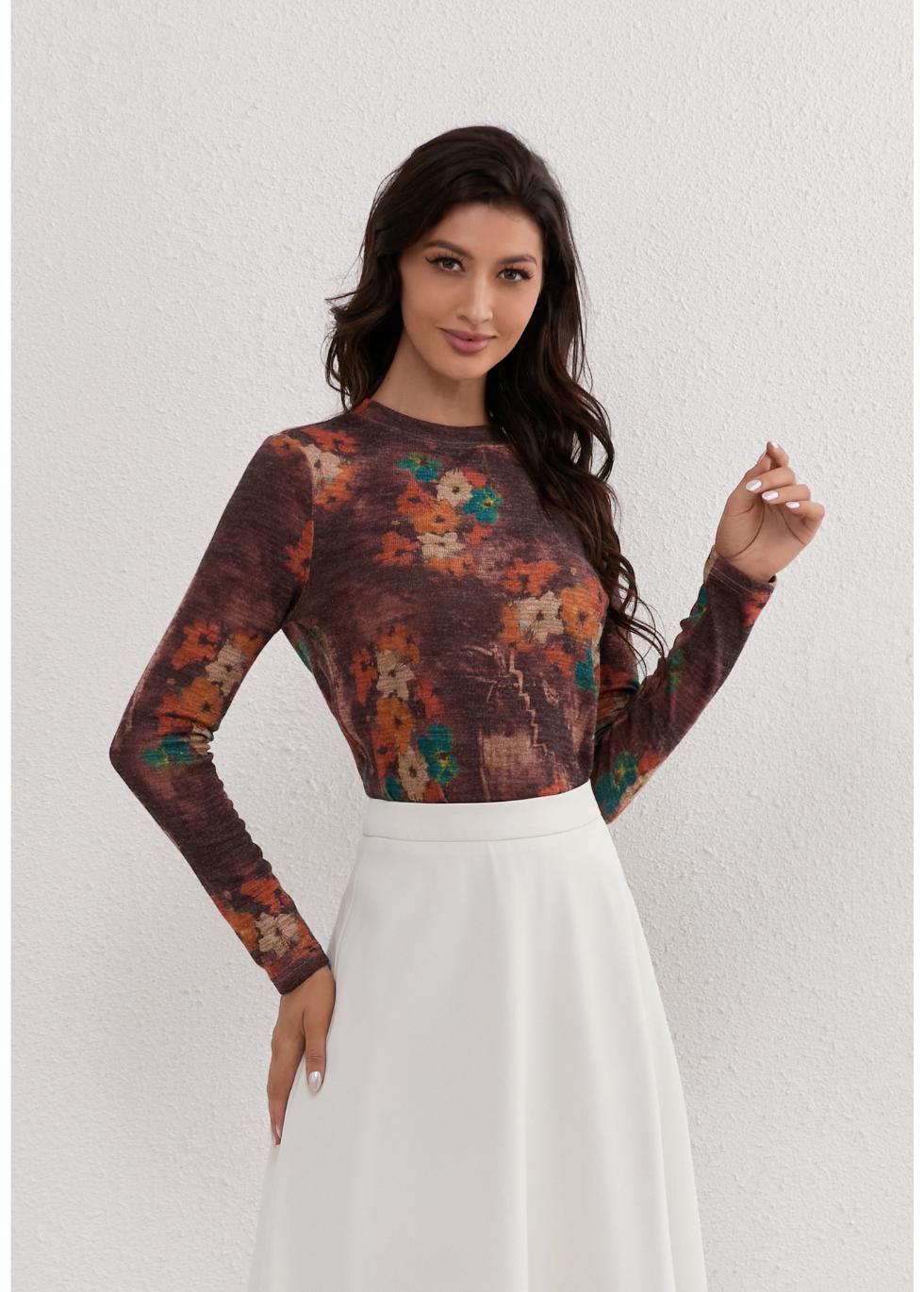 Autumn Meadow Stretch Top