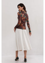 Autumn Meadow Stretch Top