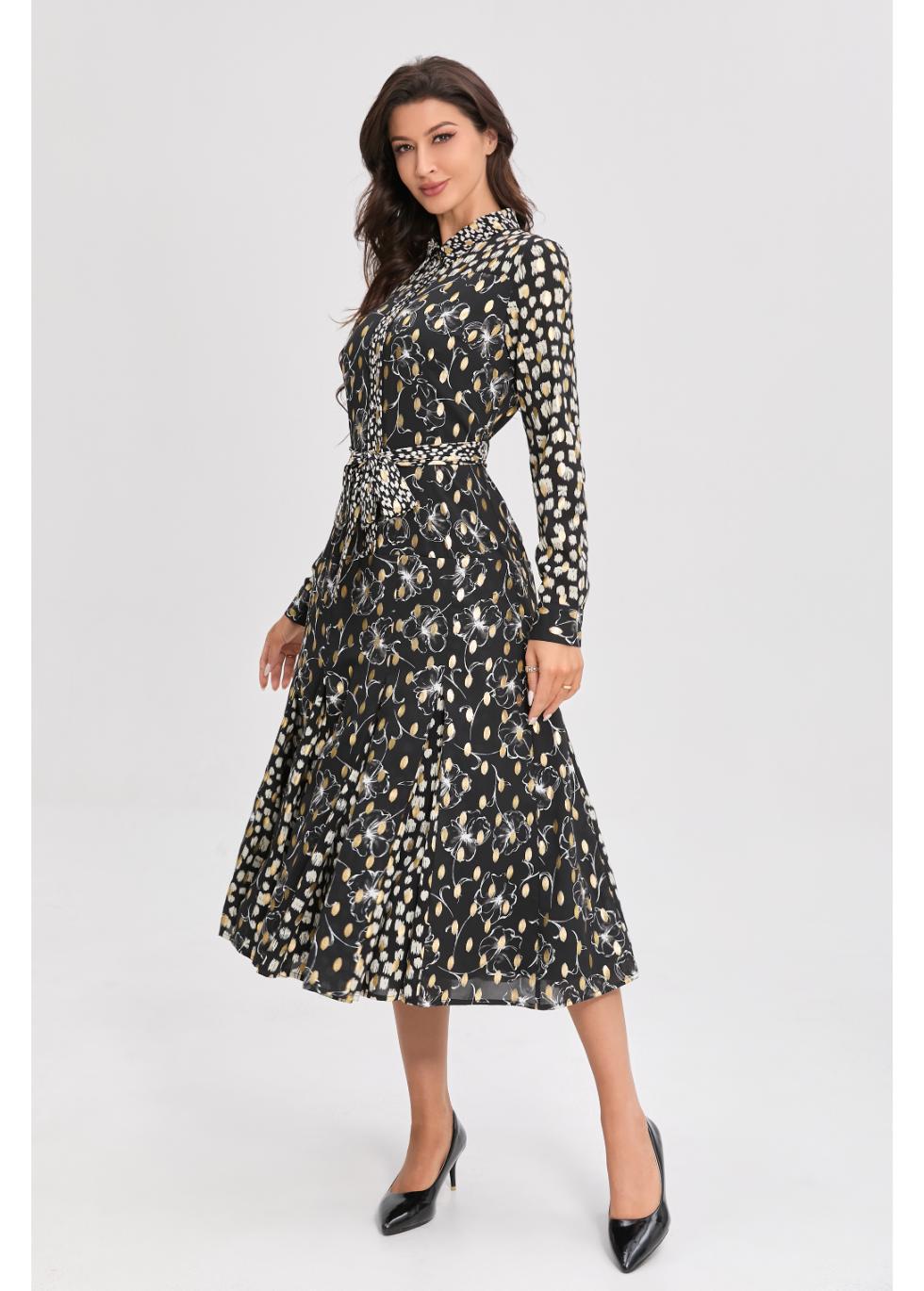 Midnight Luxe Midi Dress MissFinchNYC