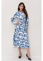Abstract Harmony Shirt Dress