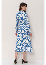 Abstract Harmony Shirt Dress