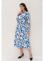 Abstract Harmony Shirt Dress