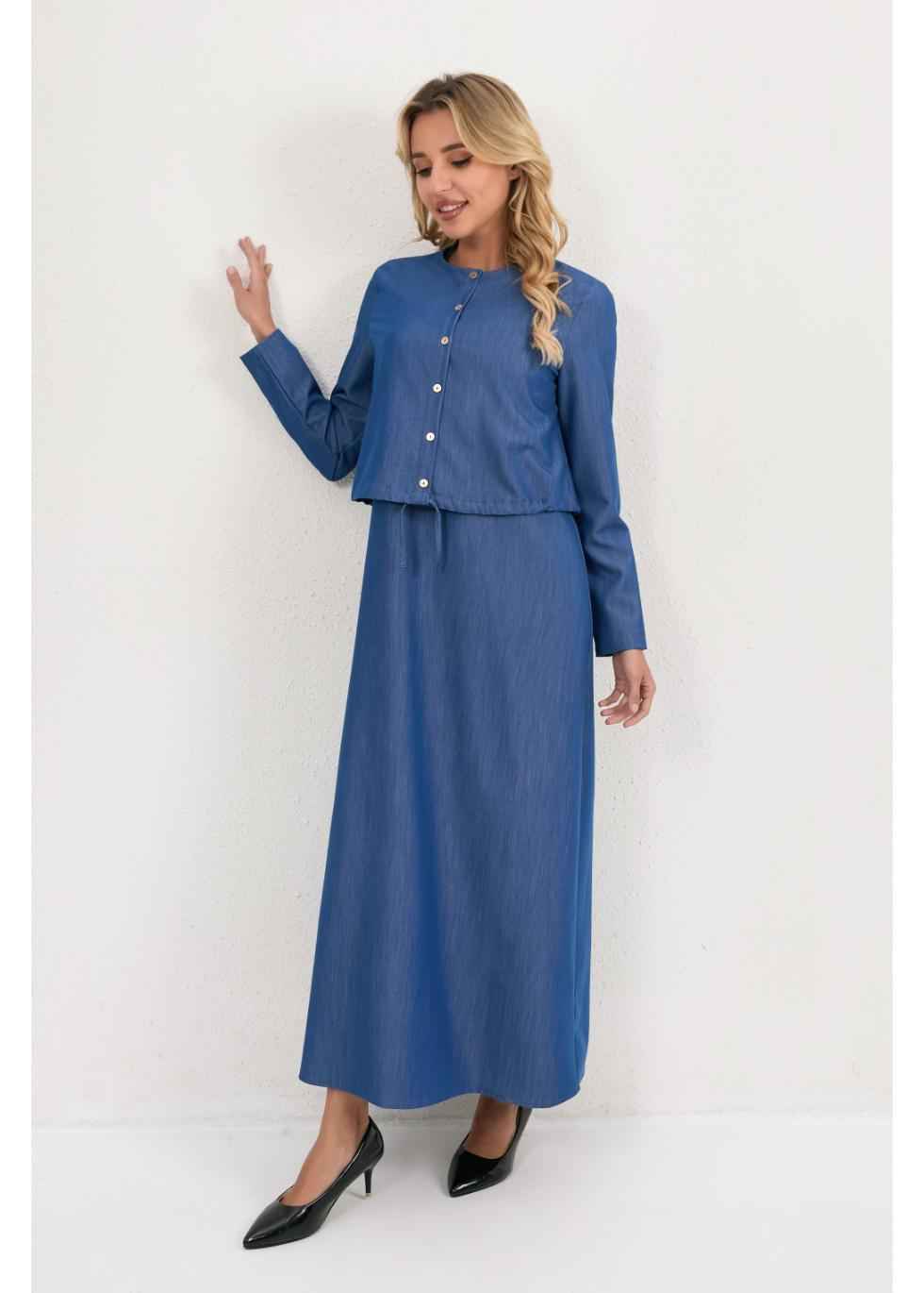 Deep Ocean Blue Midi Set