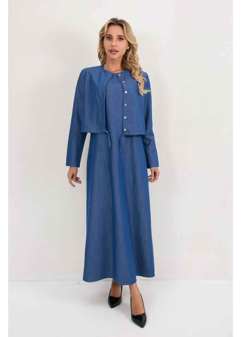 Deep Ocean Blue Midi Set