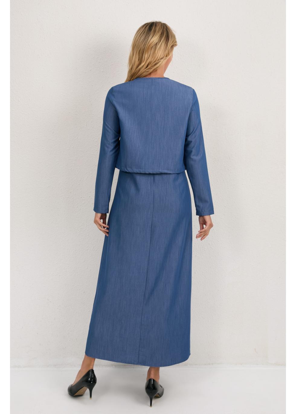 Deep Ocean Blue Midi Set