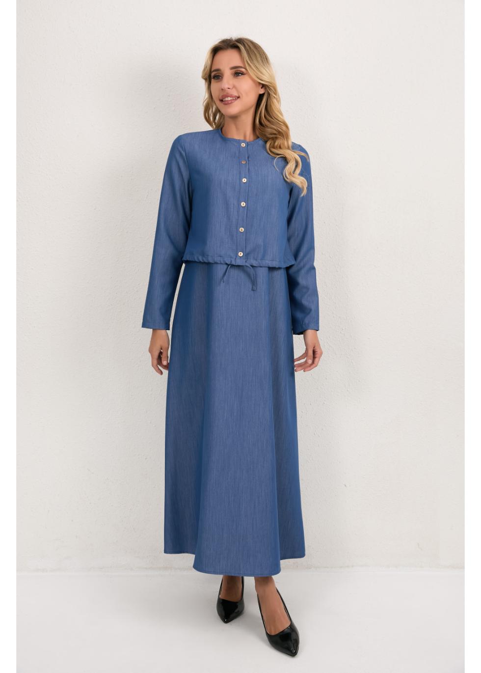 Deep Ocean Blue Midi Set