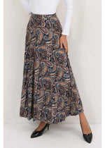 Tapestry Bloom Midi Skirt