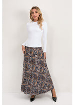 Tapestry Bloom Midi Skirt