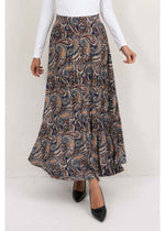 Tapestry Bloom Midi Skirt