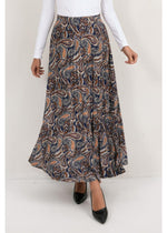 Tapestry Bloom Midi Skirt