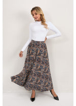 Tapestry Bloom Midi Skirt