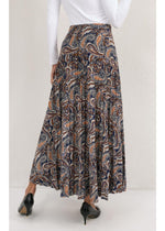 Tapestry Bloom Midi Skirt