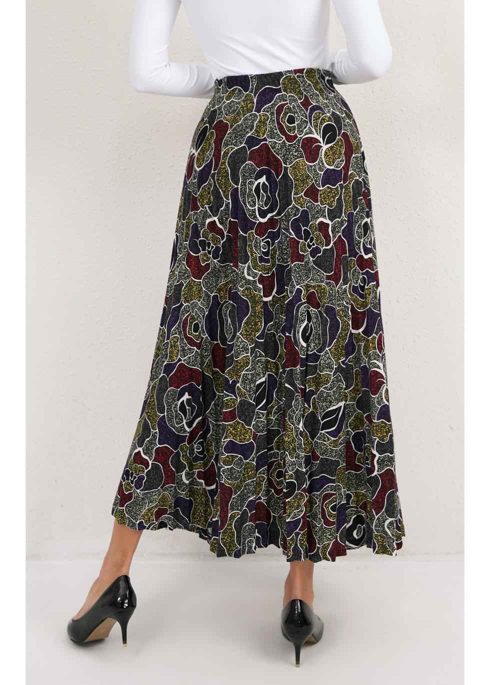 Mystic Petal Midi Skirt