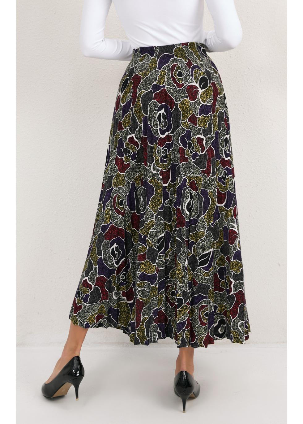 Mystic Petal Midi Skirt MissFinchNYC