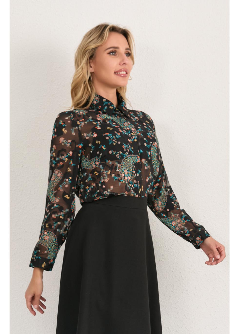 Twilight Paisley Blouse